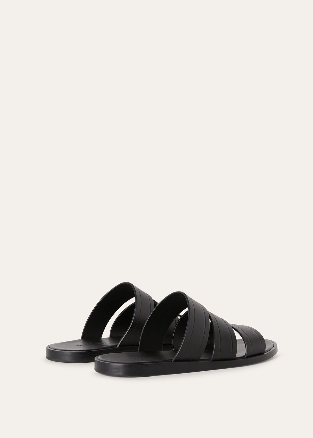 LoroPiana Naha Sandal Black