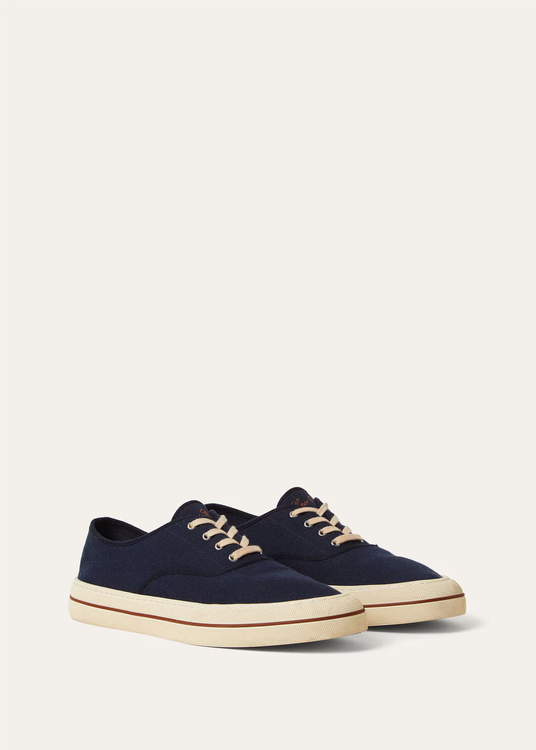 LoroPiana Nantucket Walk Sneaker Blue Navy
