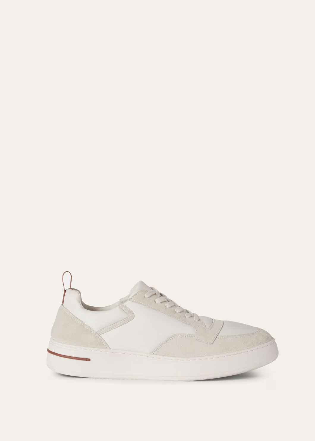 LoroPiana Newport Walk Sneaker White