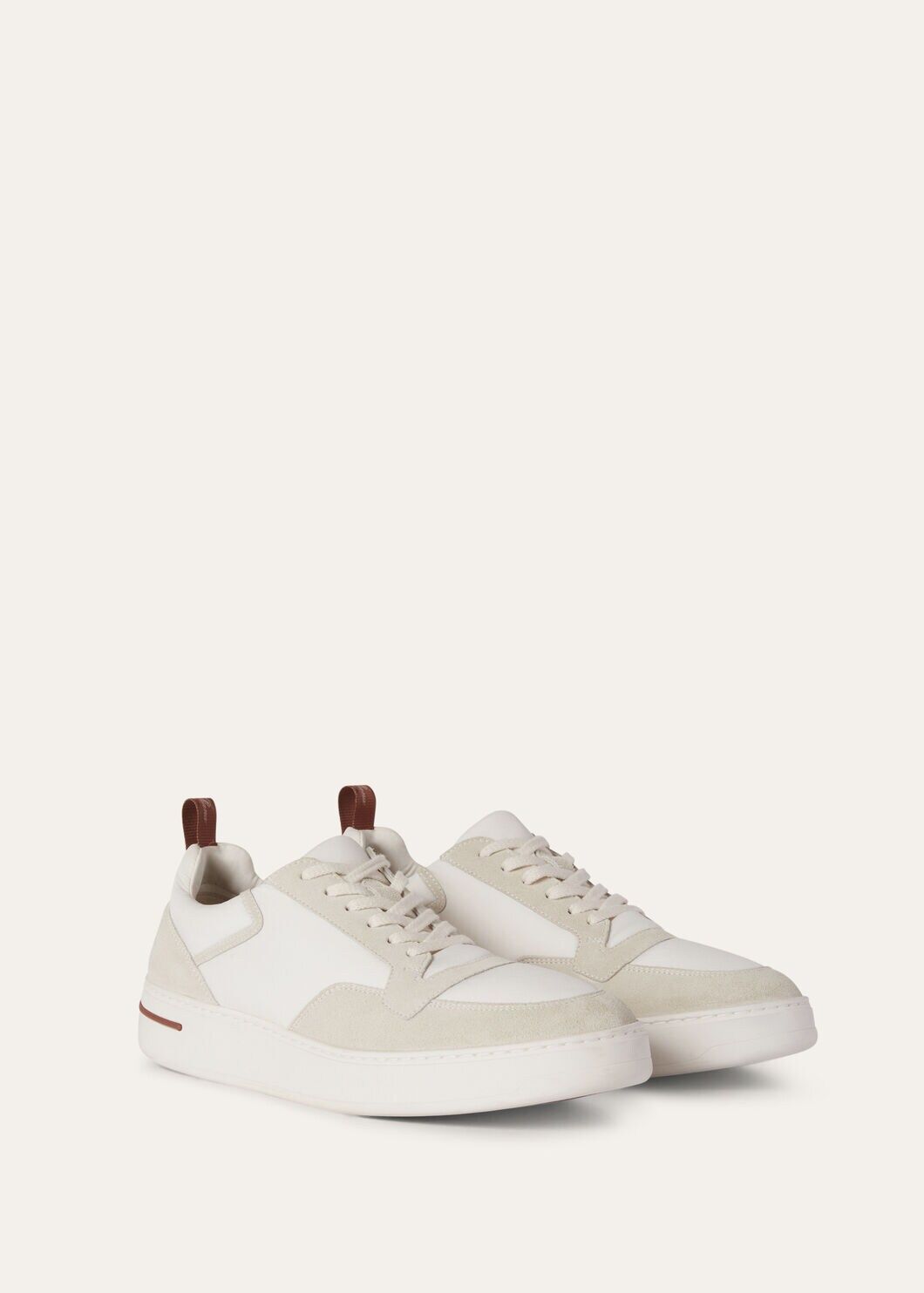 LoroPiana Newport Walk Sneaker White