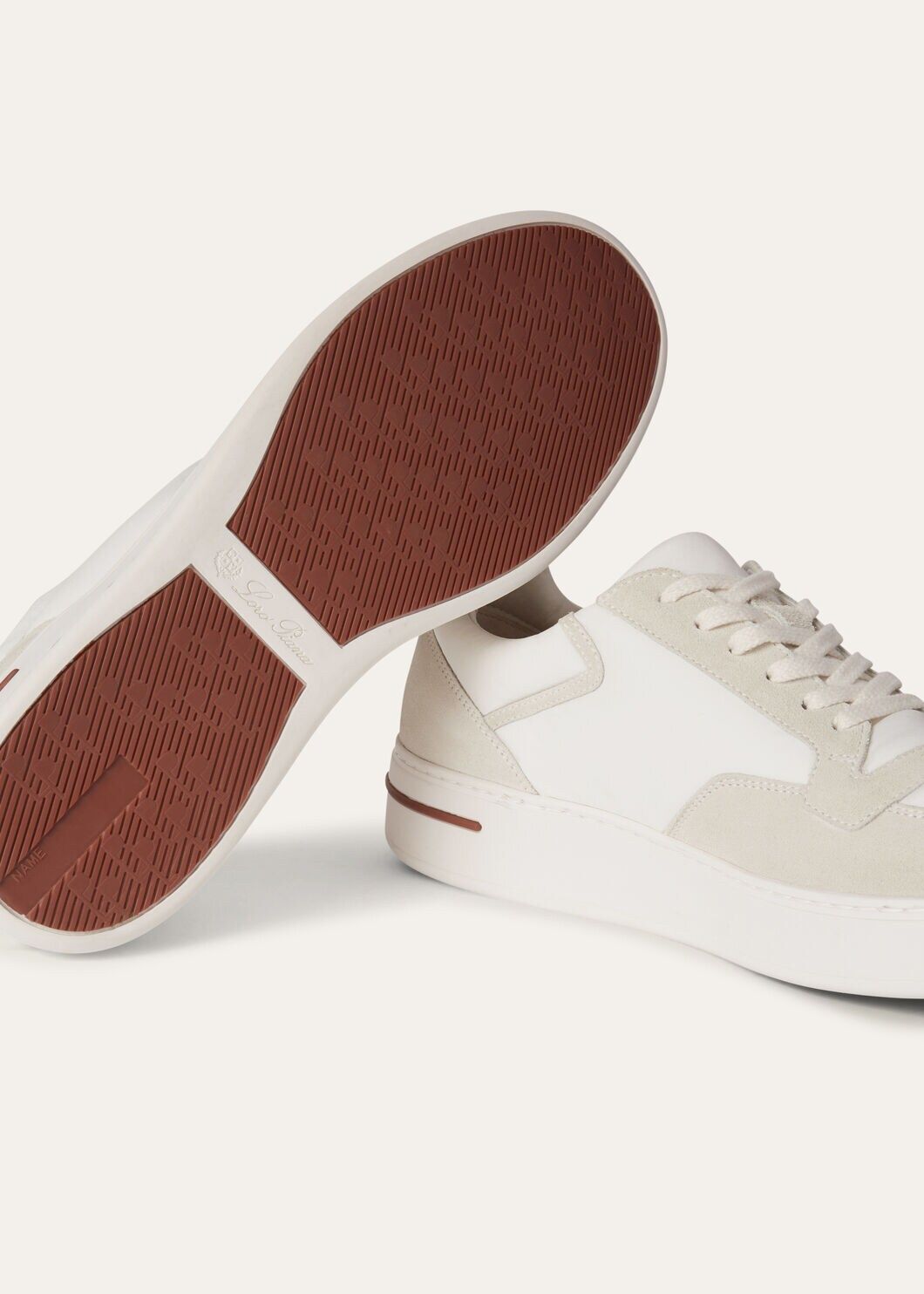 LoroPiana Newport Walk Sneaker White