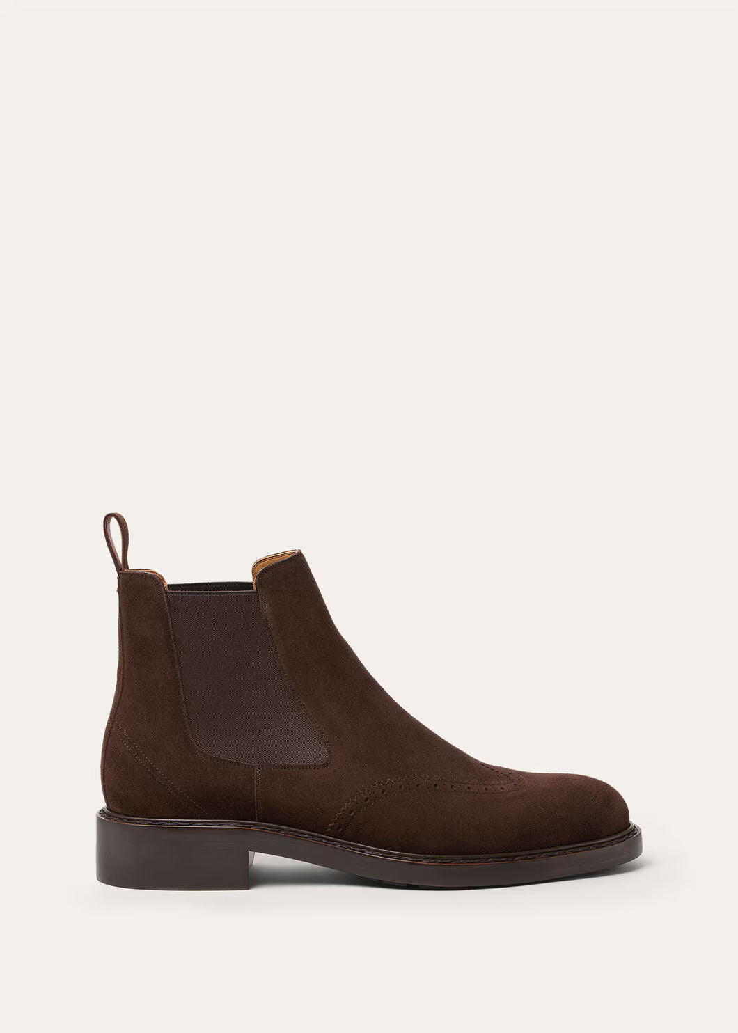 LoroPiana Oliver Walk Chelsea Boot Chocolate