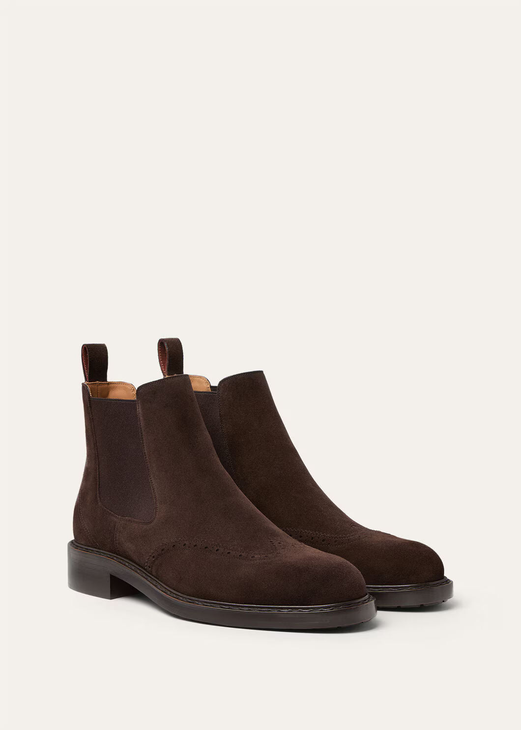 LoroPiana Oliver Walk Chelsea Boot Chocolate