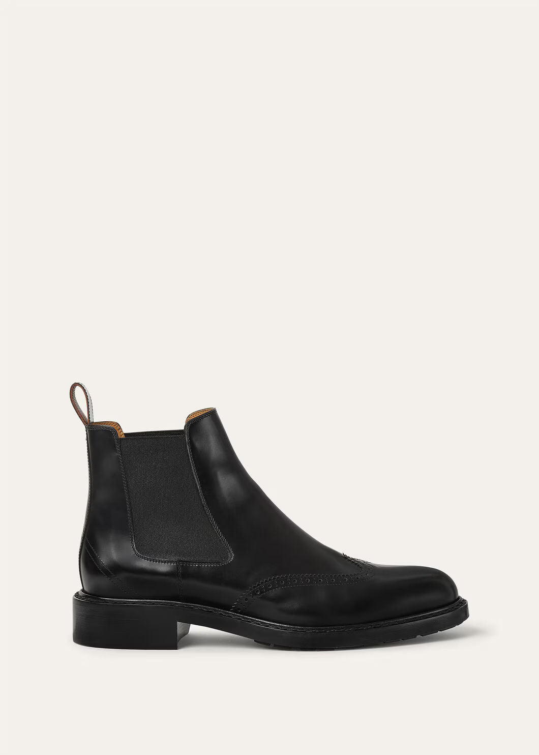 LoroPiana Oliver Walk Chelsea Boot Black
