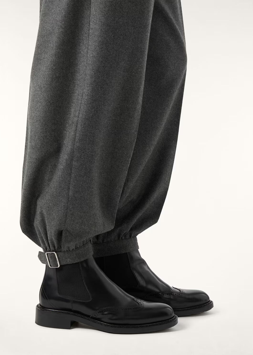 LoroPiana Oliver Walk Chelsea Boot Black