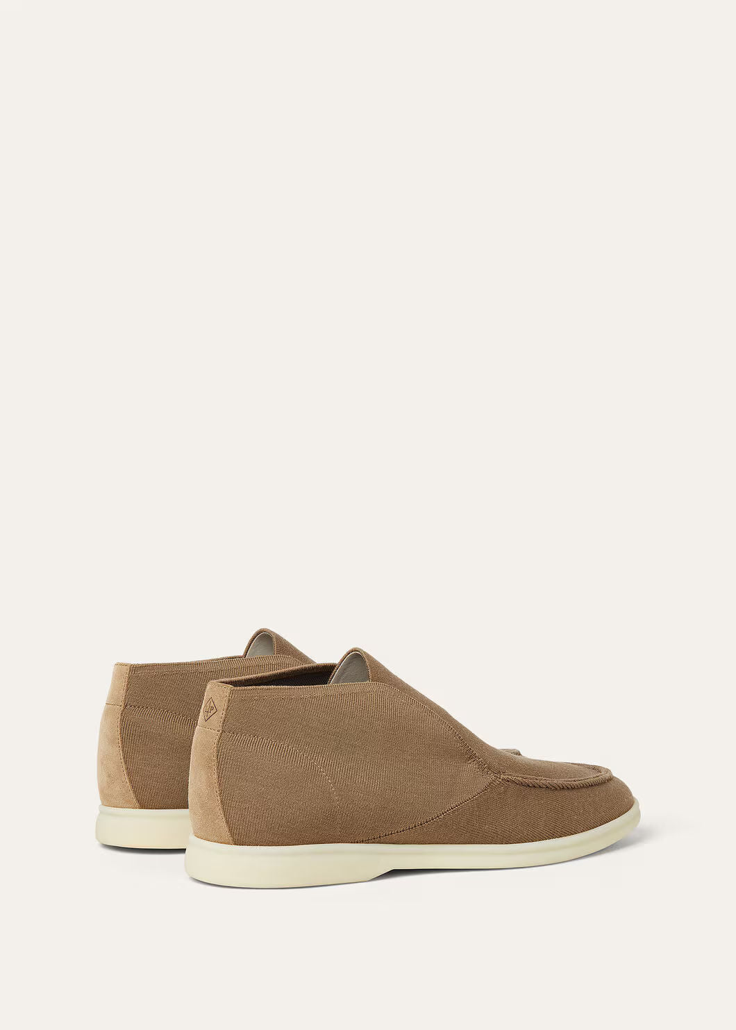 LoroPiana Open Knitted Walk Ankle Boot Sandcastle