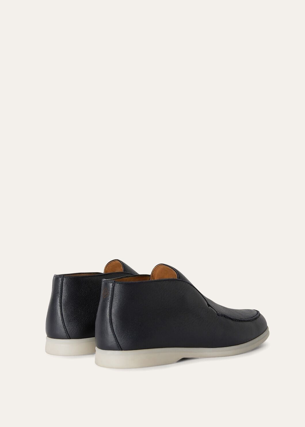 Open Walk Ankle Boot Navy Blue