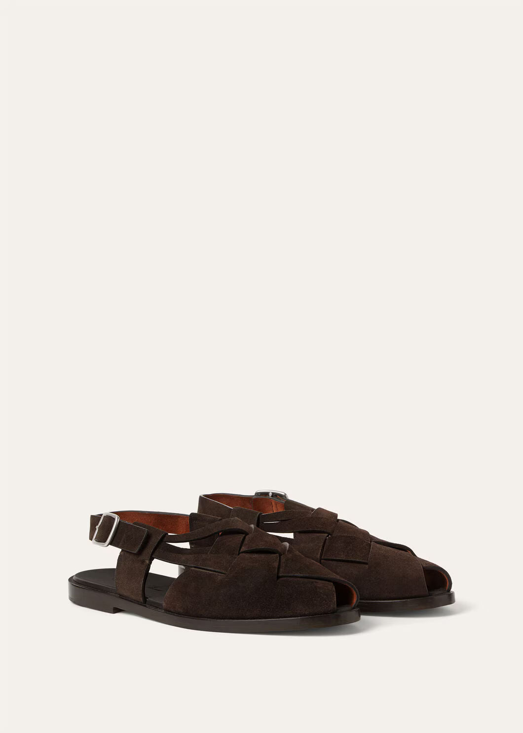 LoroPiana Peter Walk Sandal Savana Bark