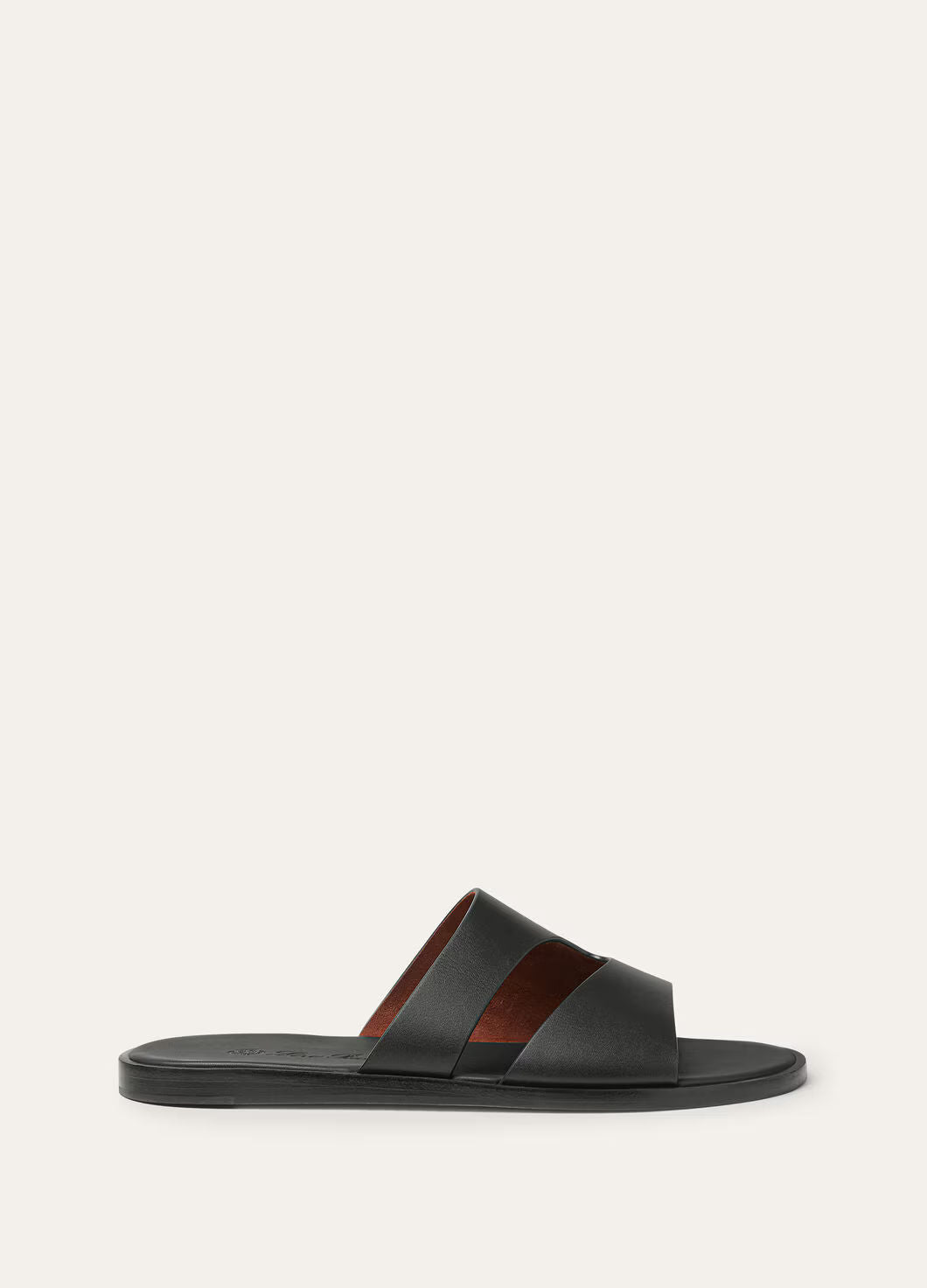 LoroPiana Pilat Plain Walk Sandal Black