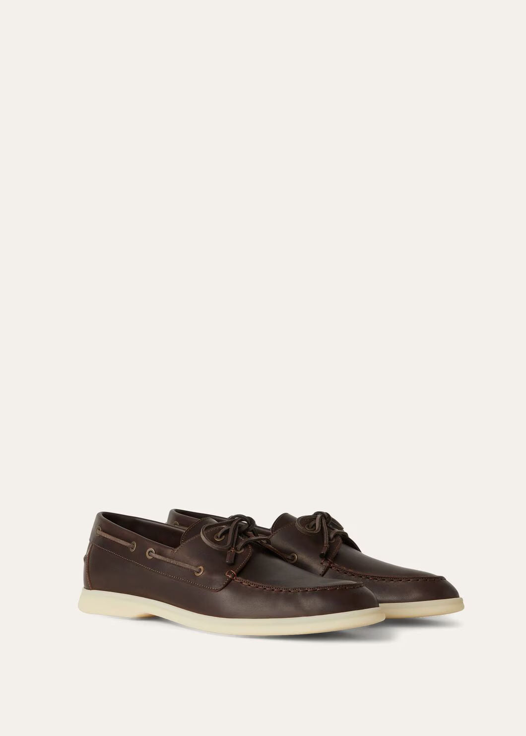 LoroPiana Sea-Sail Walk Loafer Light Chocolate