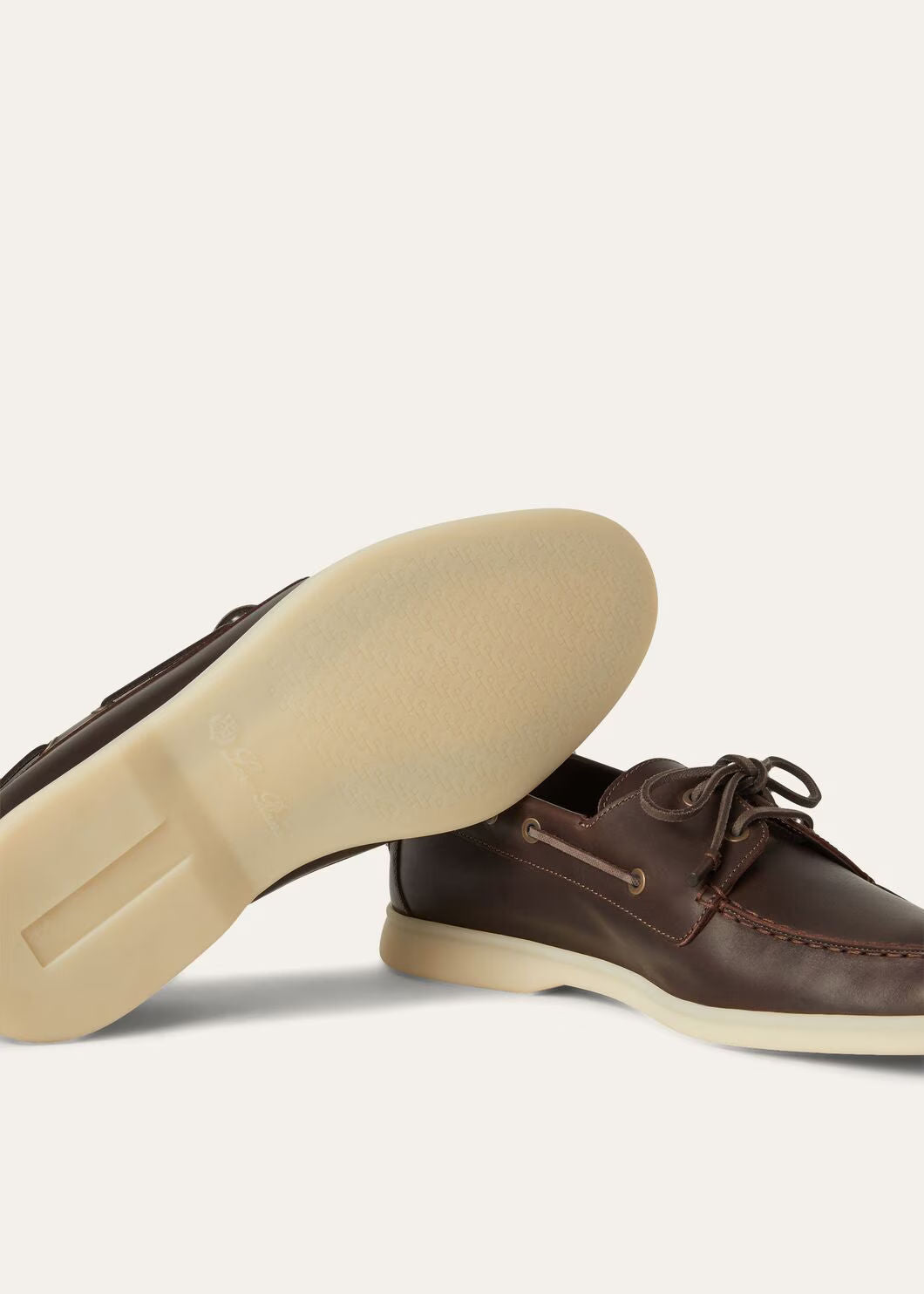 LoroPiana Sea-Sail Walk Loafer Light Chocolate