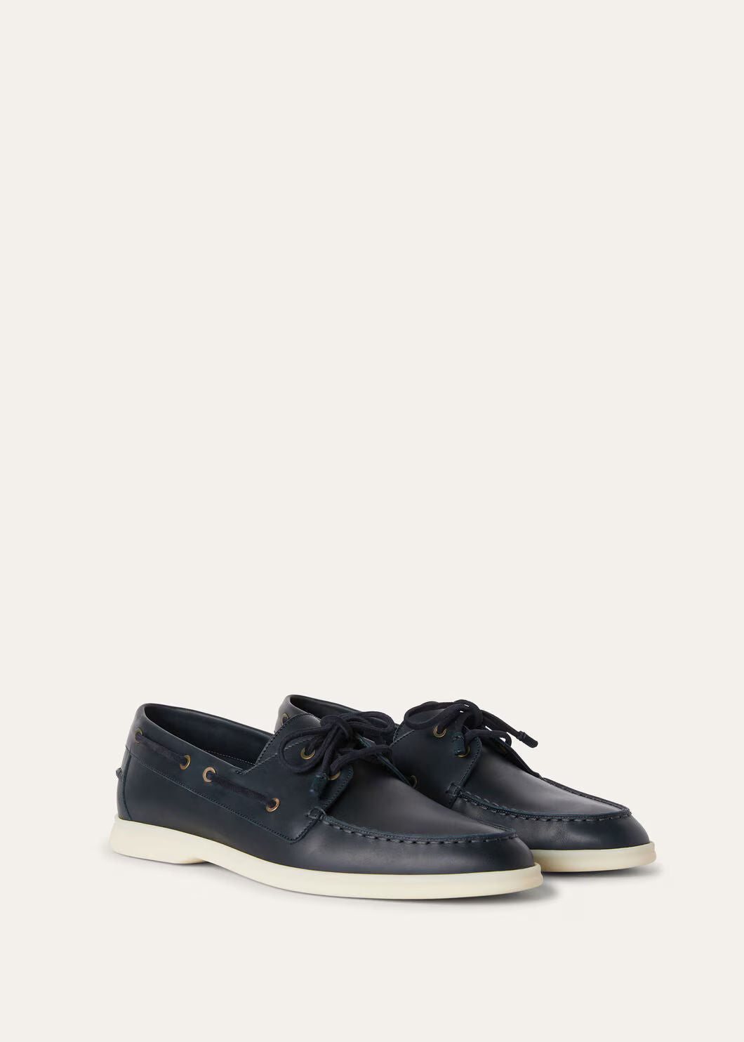 LoroPiana Sea-Sail Walk Loafer Petrolio