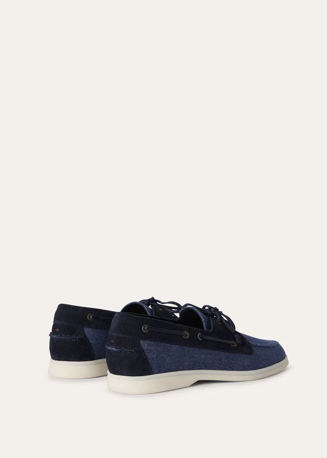 LoroPiana Sea-Sail Walk Loafer Surge Blue