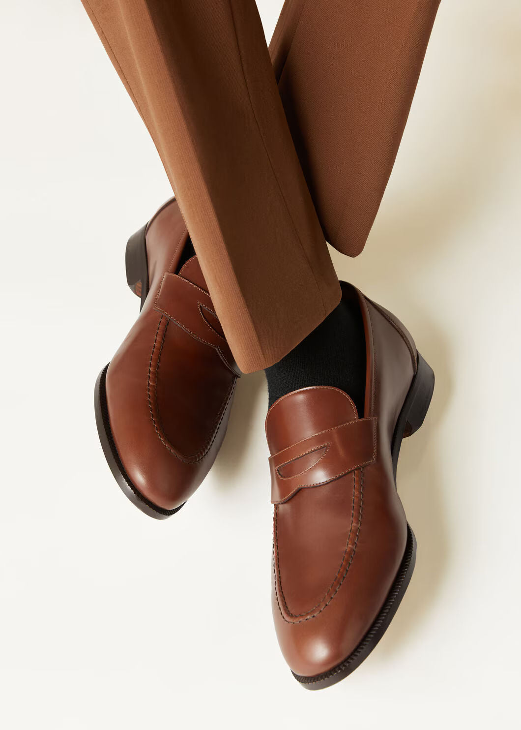 LoroPiana Sergio Loafer Cuoio Inglese