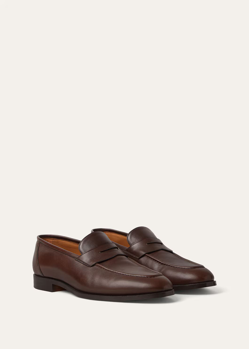 LoroPiana Sergio Loafer French Coffee