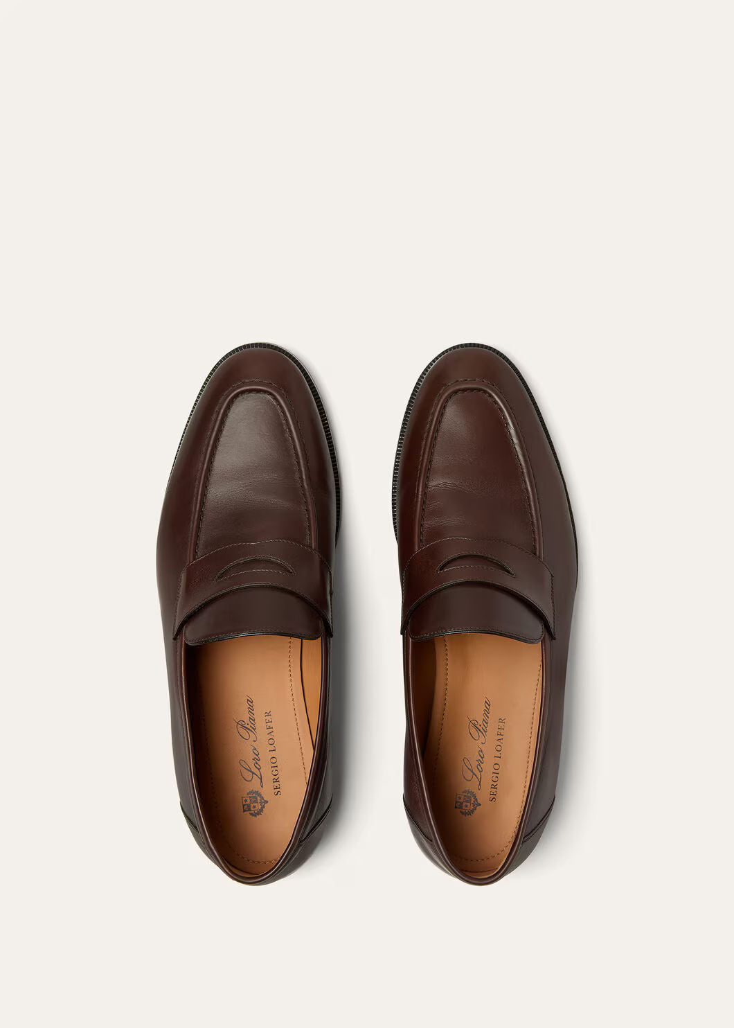 LoroPiana Sergio Loafer French Coffee