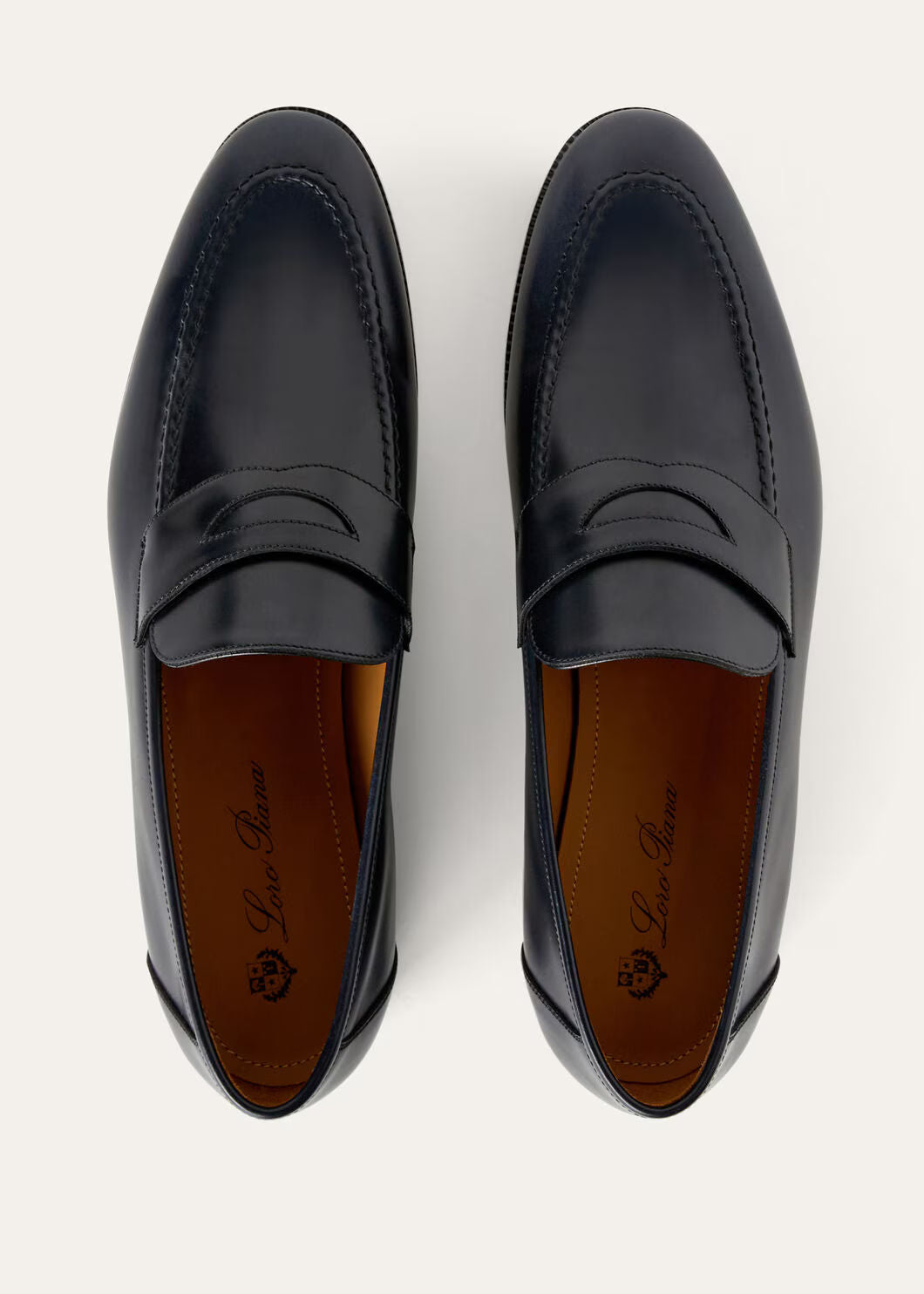 LoroPiana Sergio Loafer Blue Navy