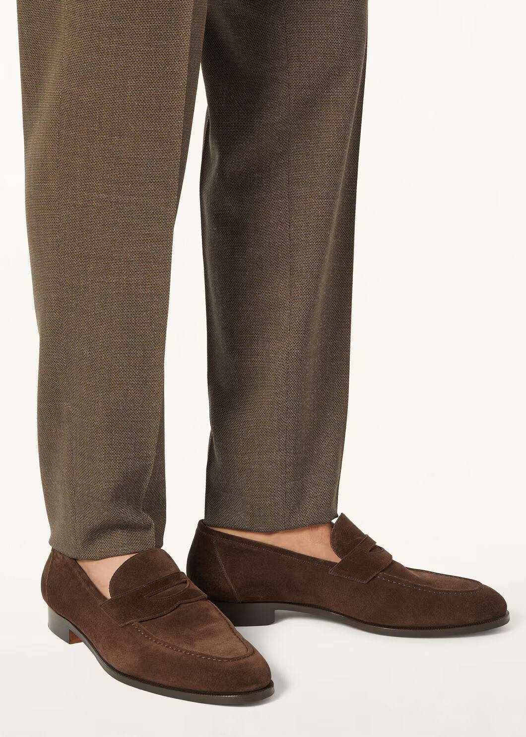 LoroPiana Sergio Loafer Chocolate
