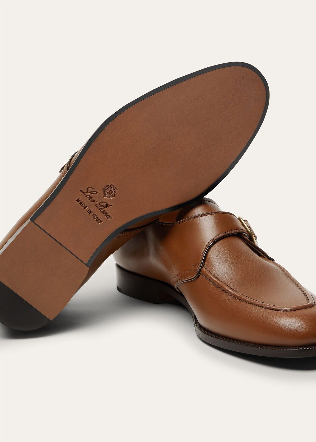 LoroPiana Sergio Walk Derby Noce