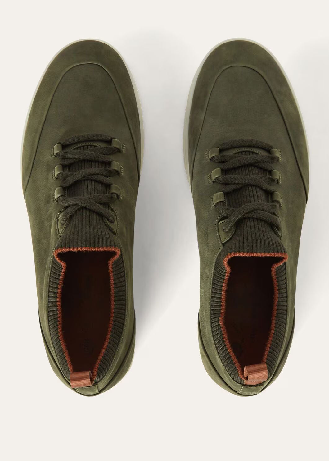 LoroPiana Soho Walk Sneaker Very Dark Green