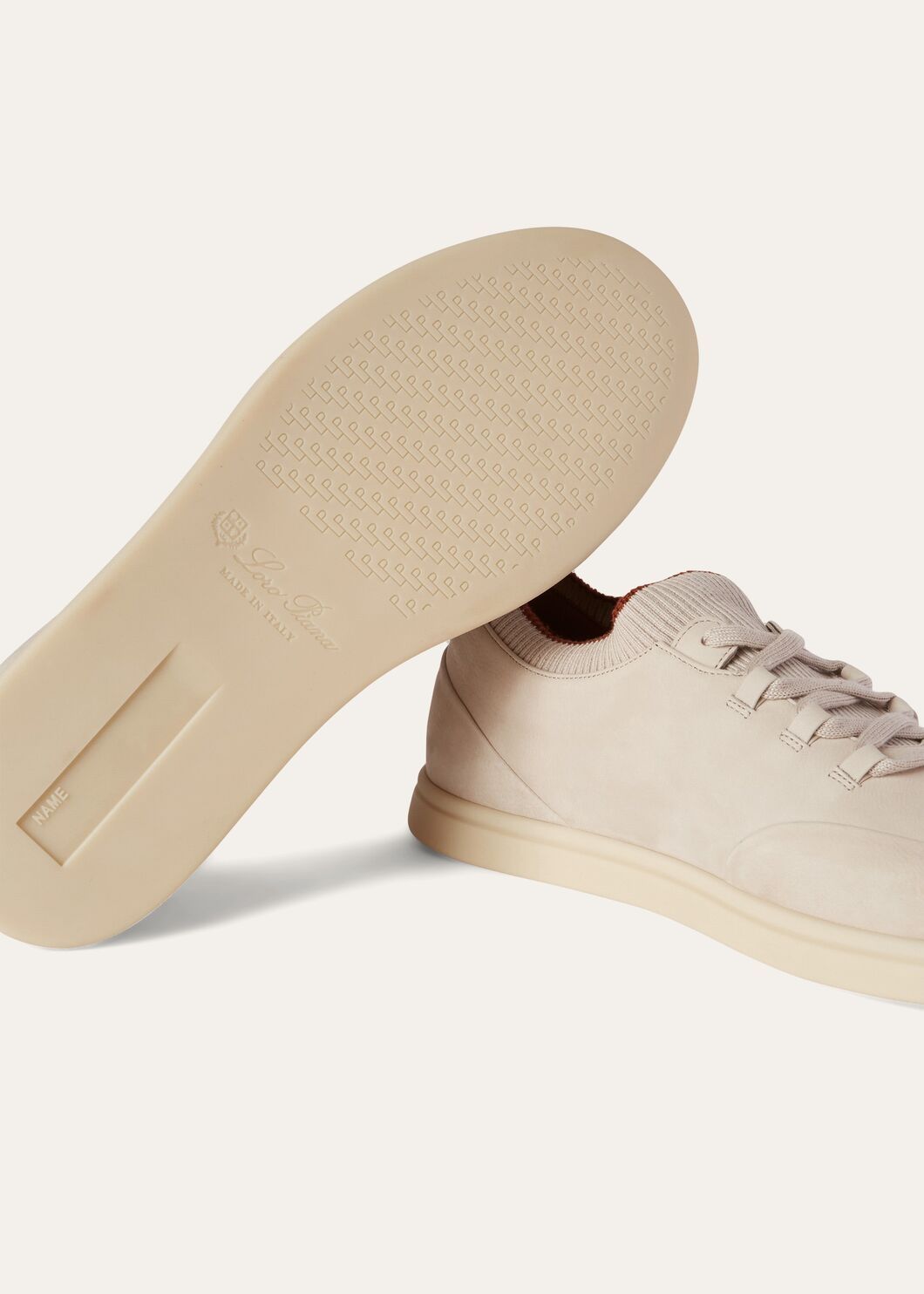 LoroPiana Soho Walk Sneaker Almond