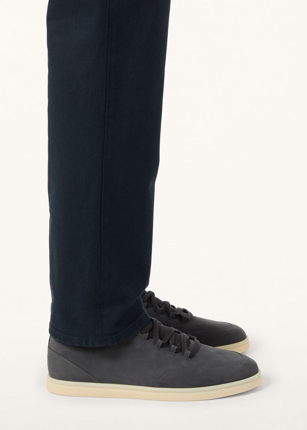 LoroPiana Soho Walk Sneaker Obsidian Grey