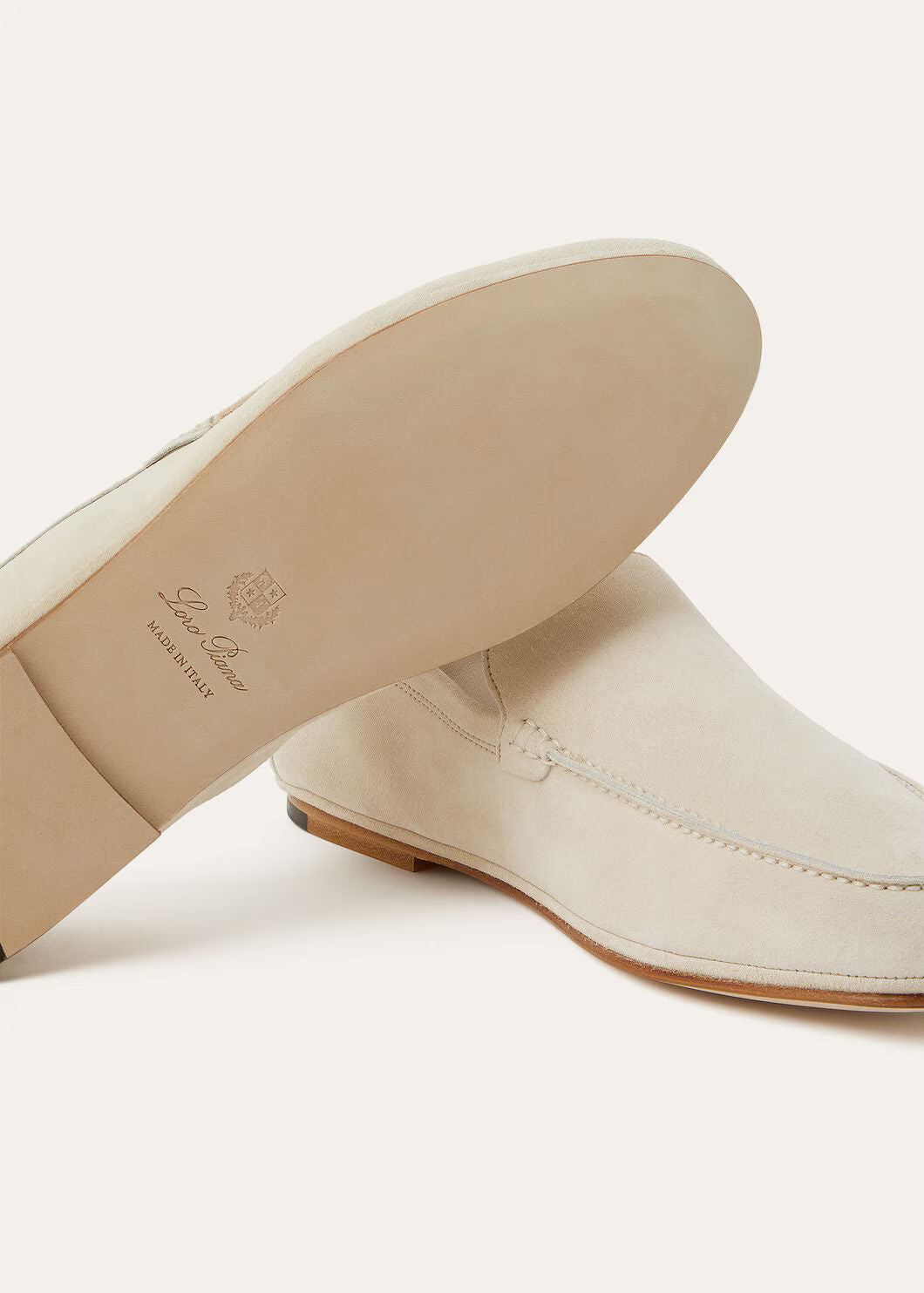 LoroPiana Summer Anton Walk Loafer Yogurt