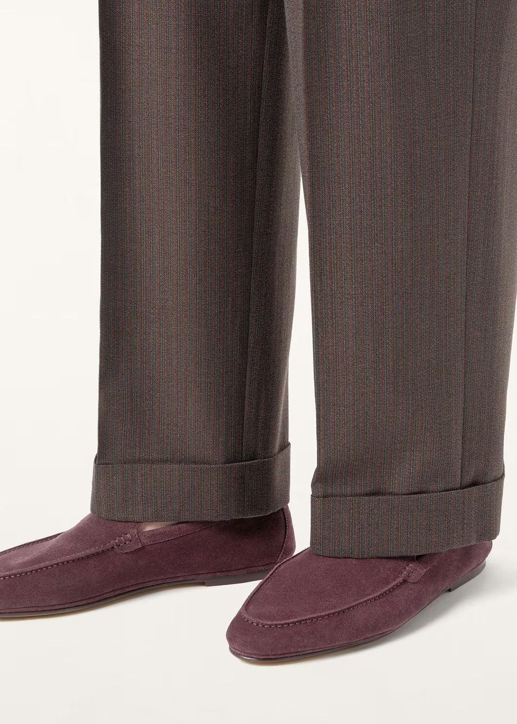 LoroPiana Summer Anton Walk Loafer Grape Fruit