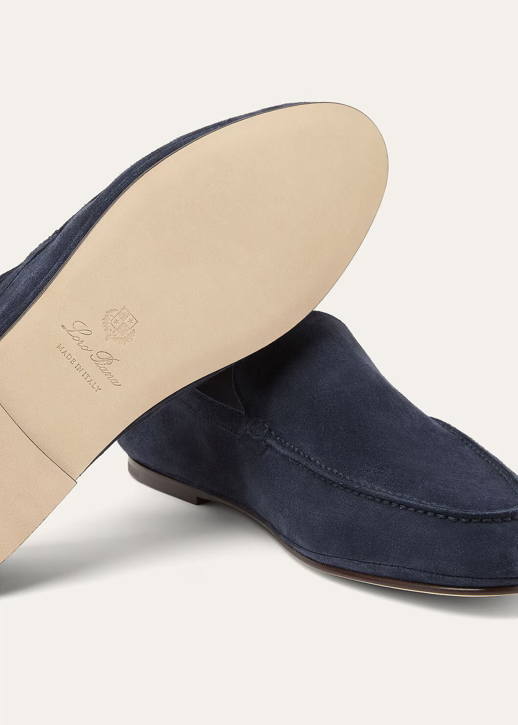 LoroPiana Summer Anton Walk Loafer Dark Blue Abyss