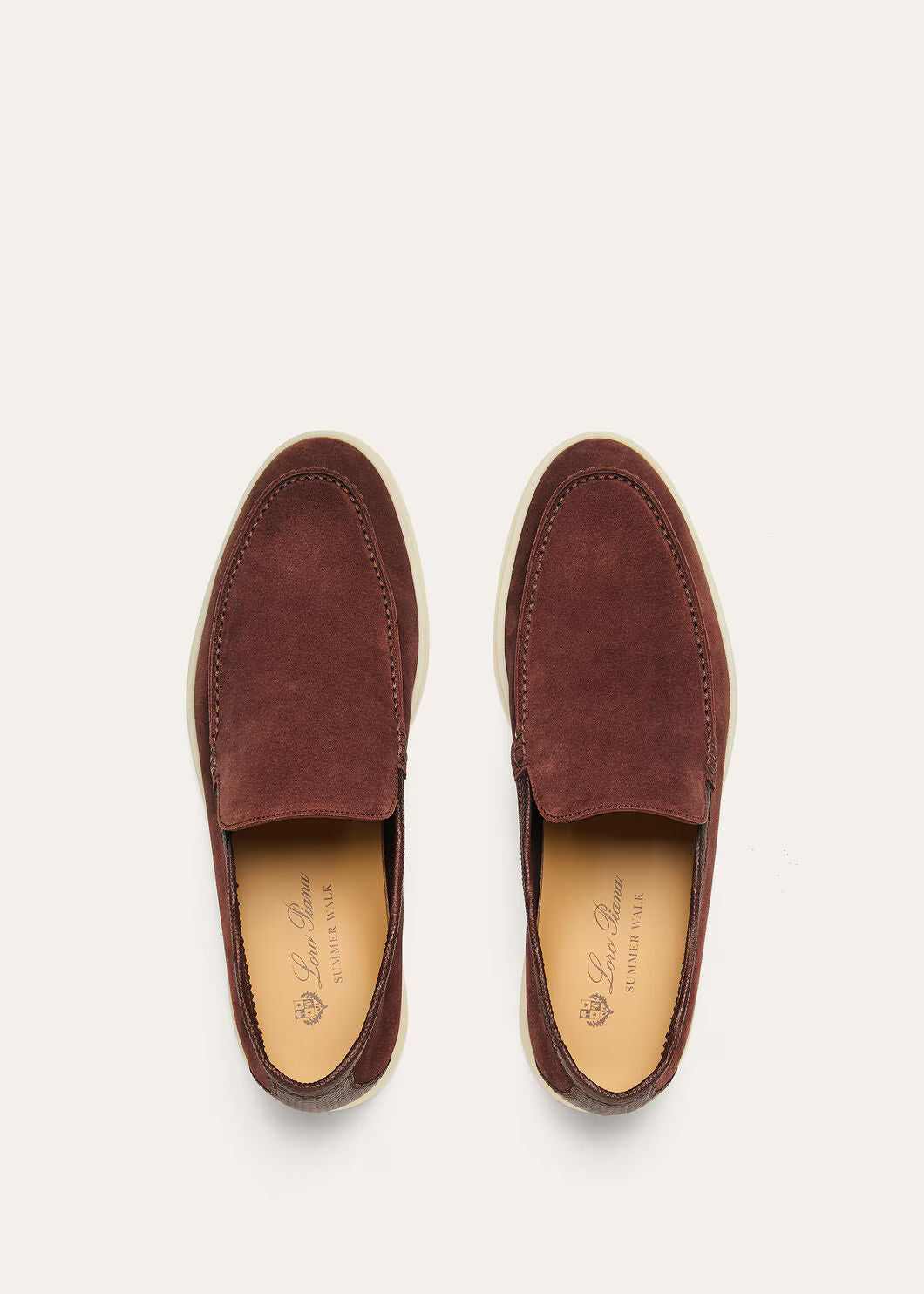LoroPiana Summer Walk Loafer Amarone