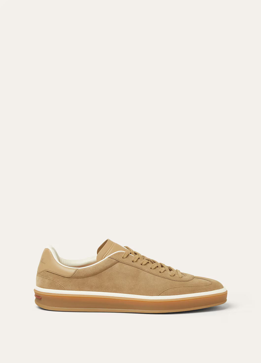 LoroPiana Tennis Walk Sneaker Light Wood Smoke