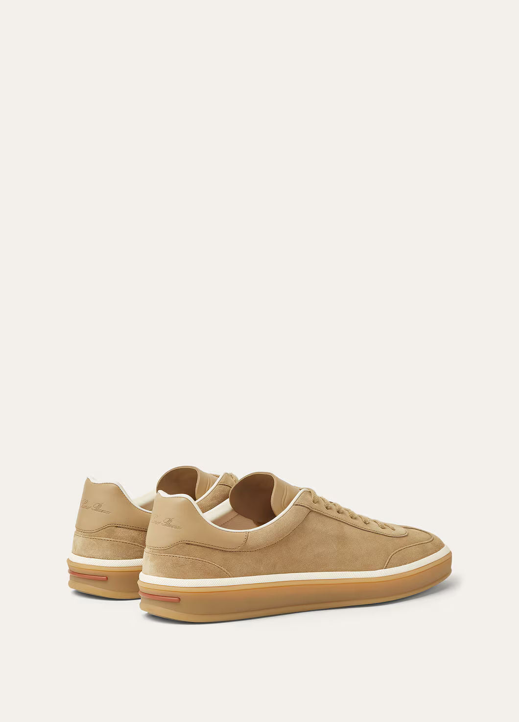 LoroPiana Tennis Walk Sneaker Light Wood Smoke