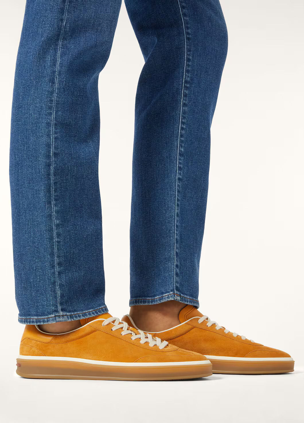 LoroPiana Tennis Walk Sneaker 70's Orange