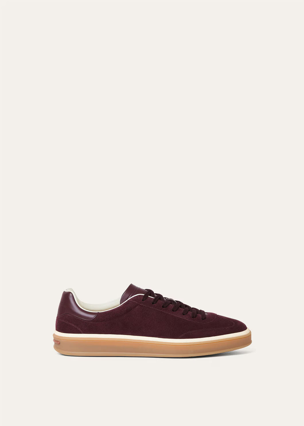 LoroPiana Tennis Walk Sneaker Very Dark Maroon