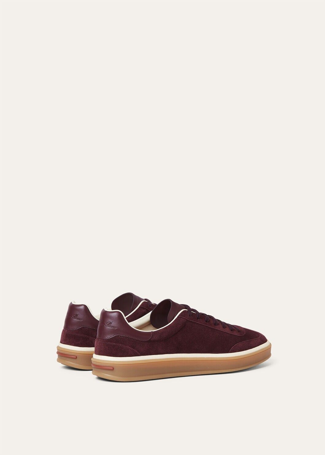 LoroPiana Tennis Walk Sneaker Very Dark Maroon