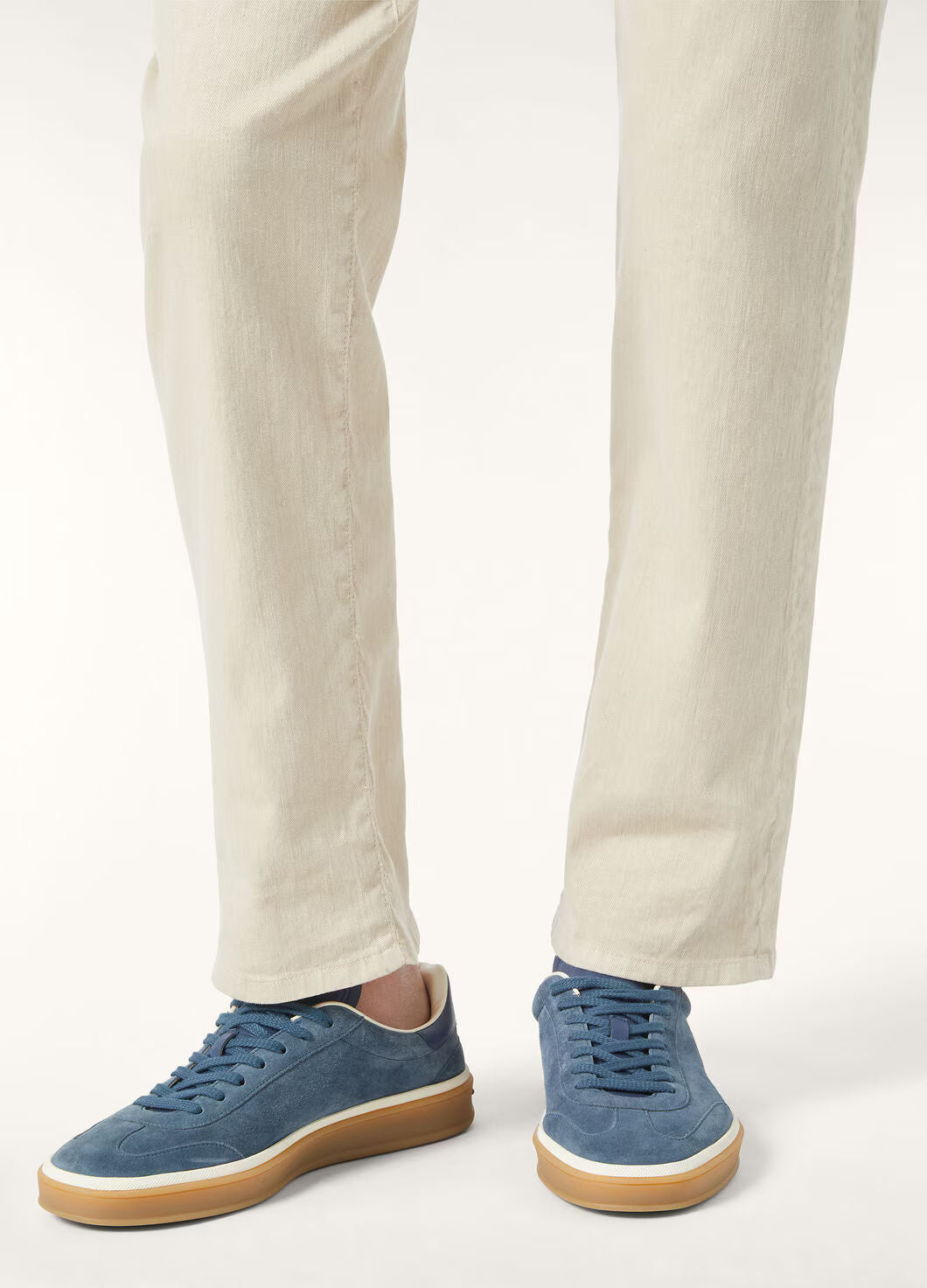 LoroPiana Tennis Walk Sneaker Black Figs