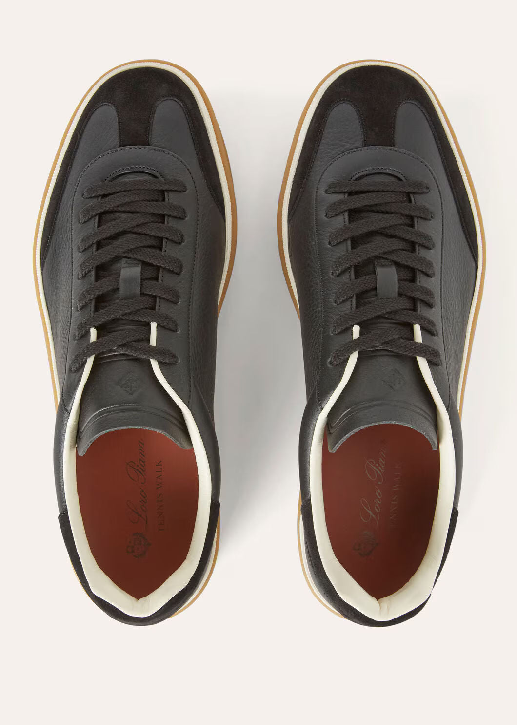 LoroPiana Tennis Walk Sneaker Black