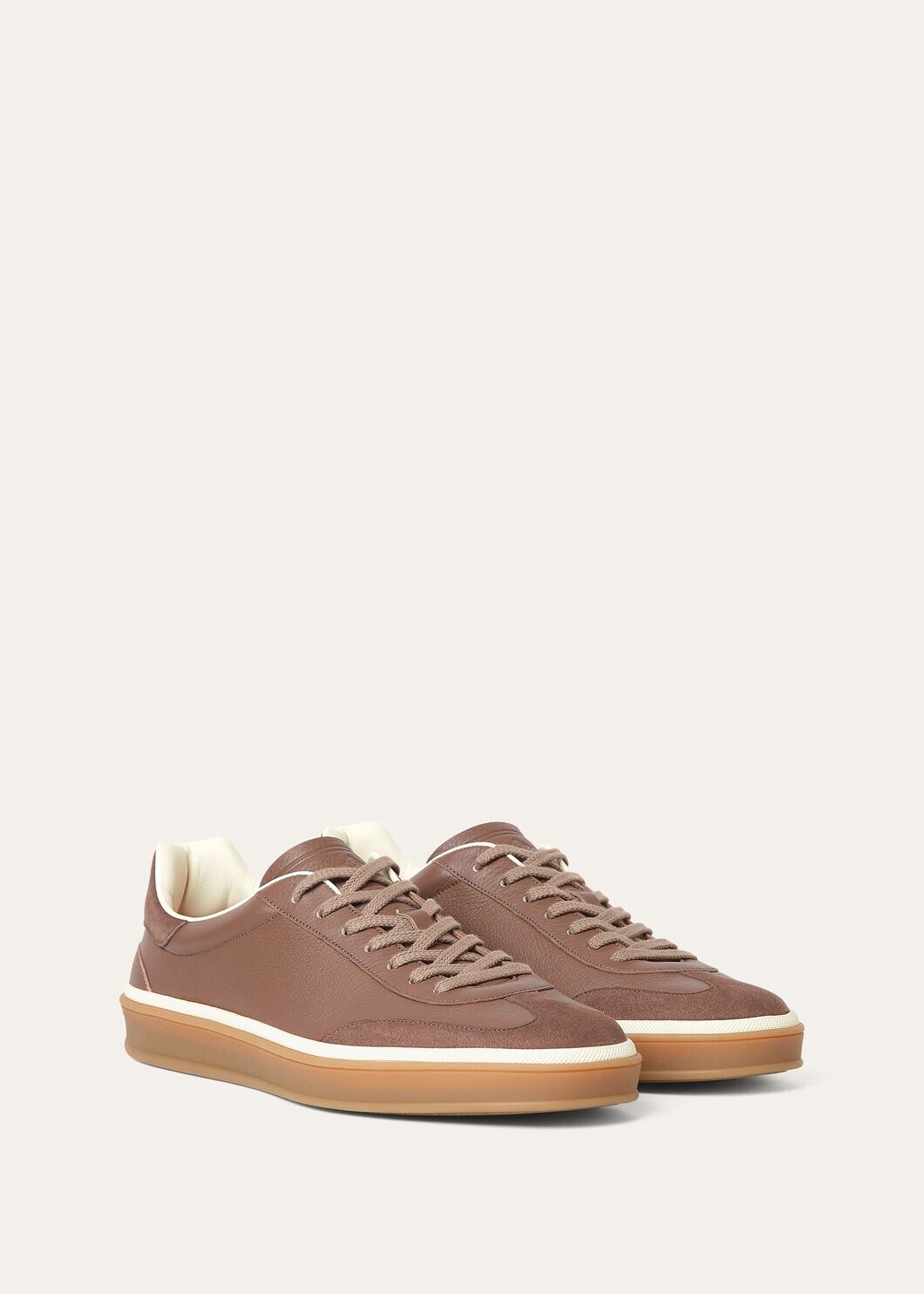 LoroPiana Tennis Walk Sneaker Grey Taupe