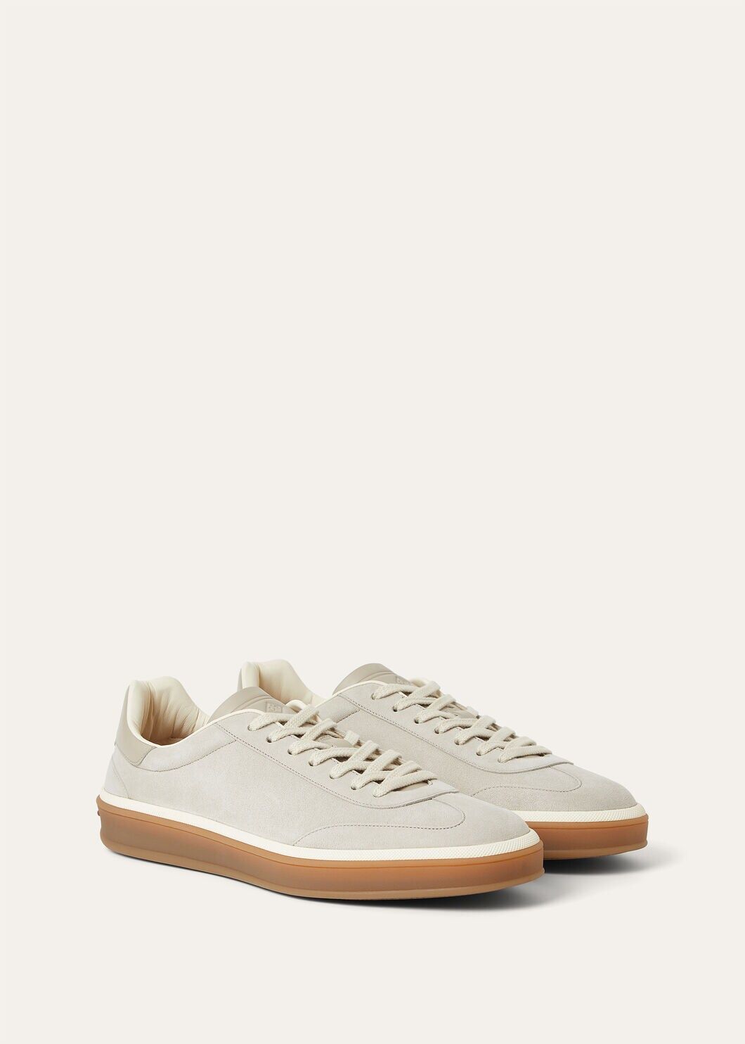 LoroPiana Tennis Walk Sneaker Pearl Powder