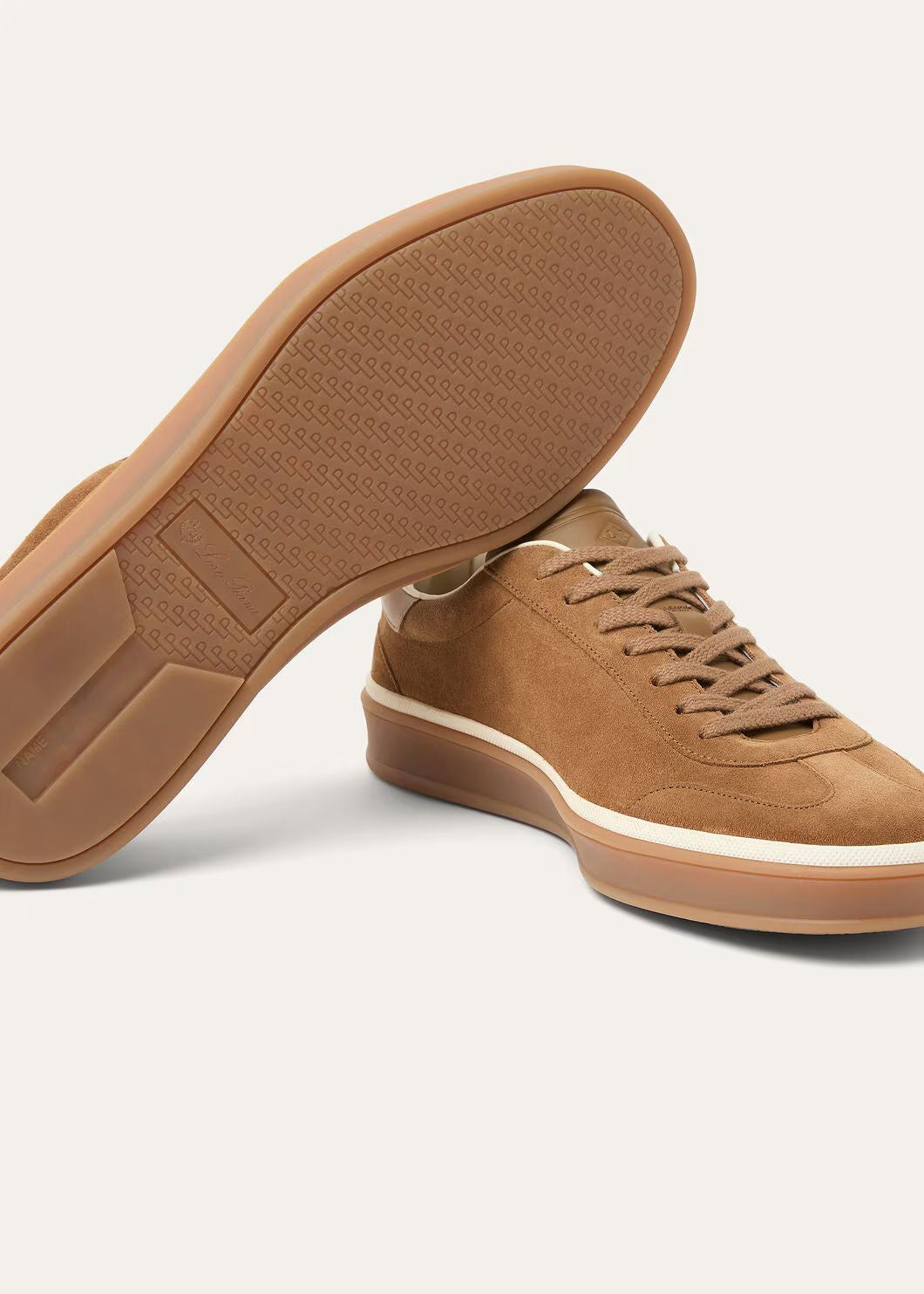 LoroPiana Tennis Walk Sneaker Light Sand Dune
