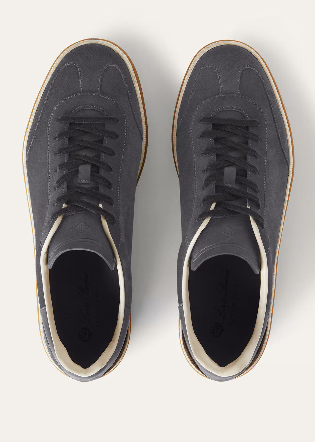 LoroPiana Tennis Walk Sneaker Warm Gray