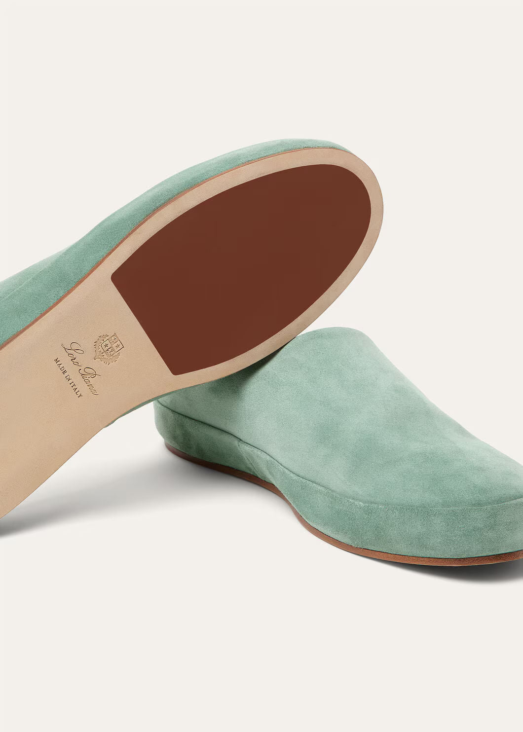LoroPiana Tomori Walk Mule Pine Cloud