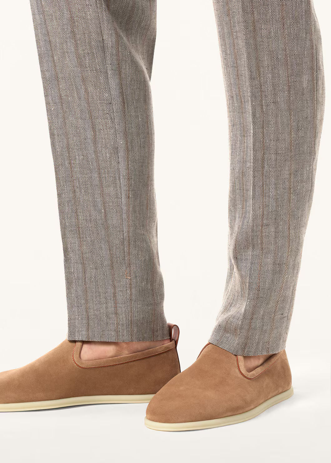 LoroPiana Venice Walk Loafer Dark Birch