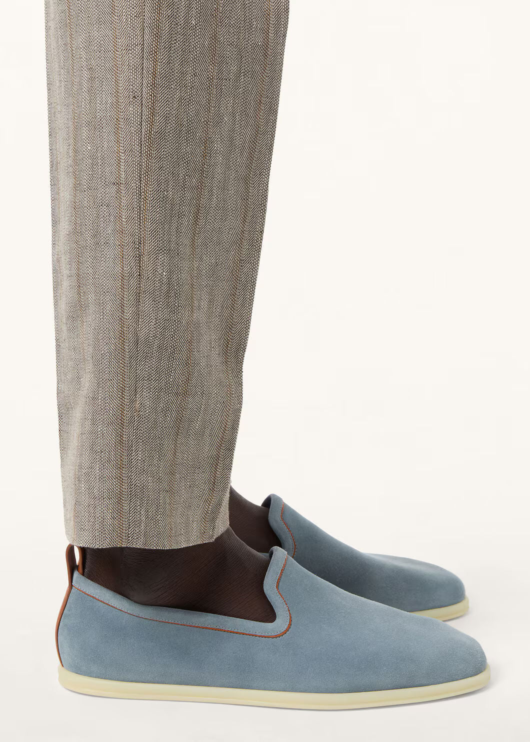 LoroPiana Venice Walk Loafer Brisk Blue