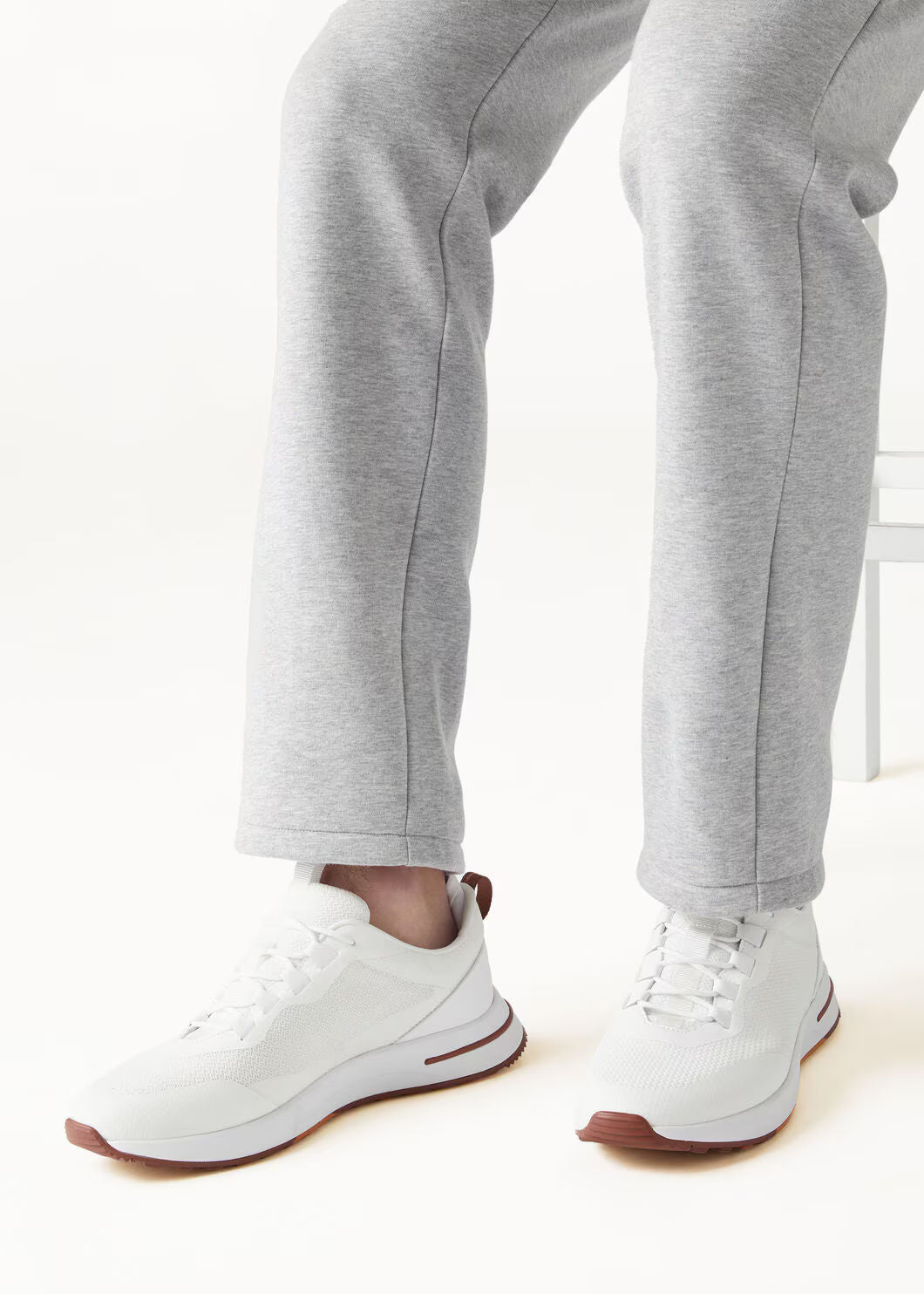 LoroPiana Week End Walk Sneaker White