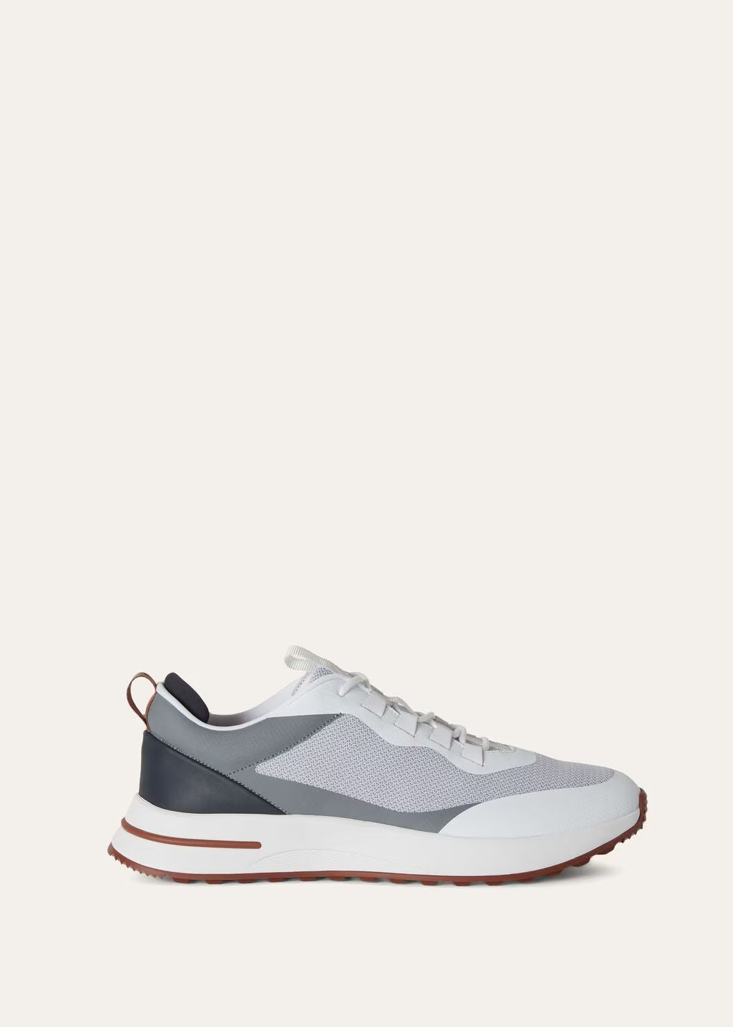 LoroPiana Week End Walk Sneaker Frost Gray