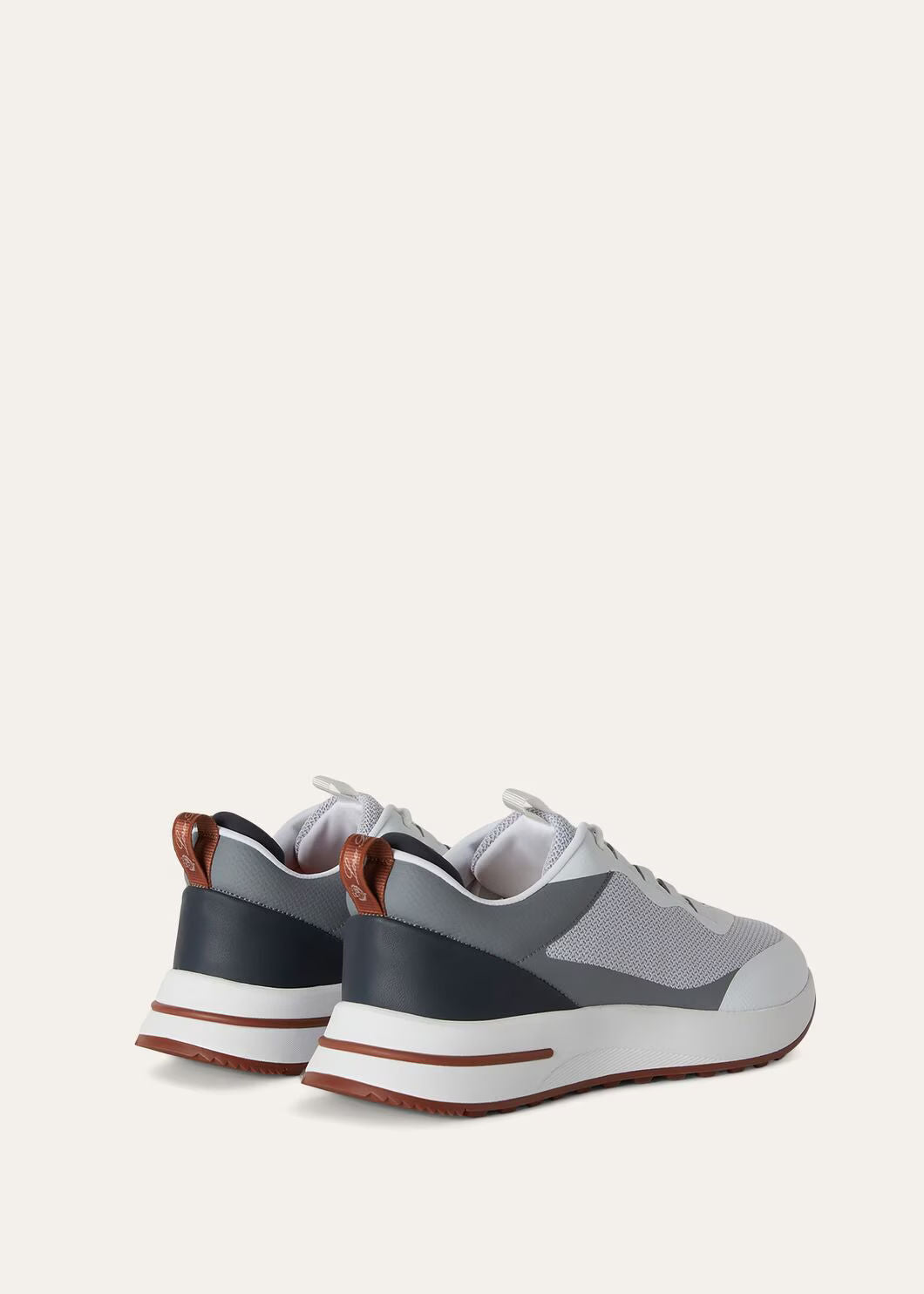 LoroPiana Week End Walk Sneaker Frost Gray