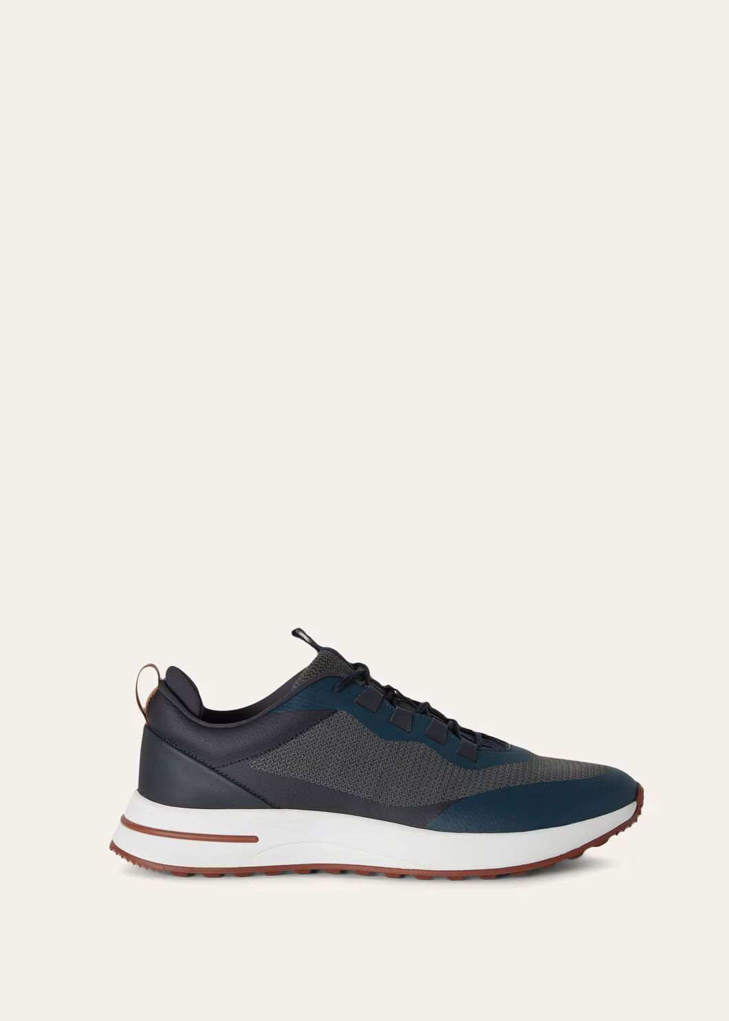 LoroPiana Week End Walk Sneaker Charcoal Blue
