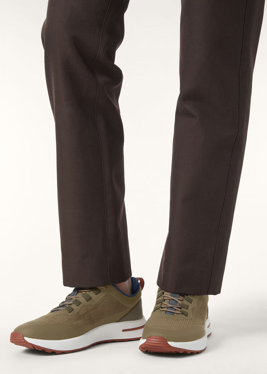 LoroPiana Week End Walk Sneaker Baobab