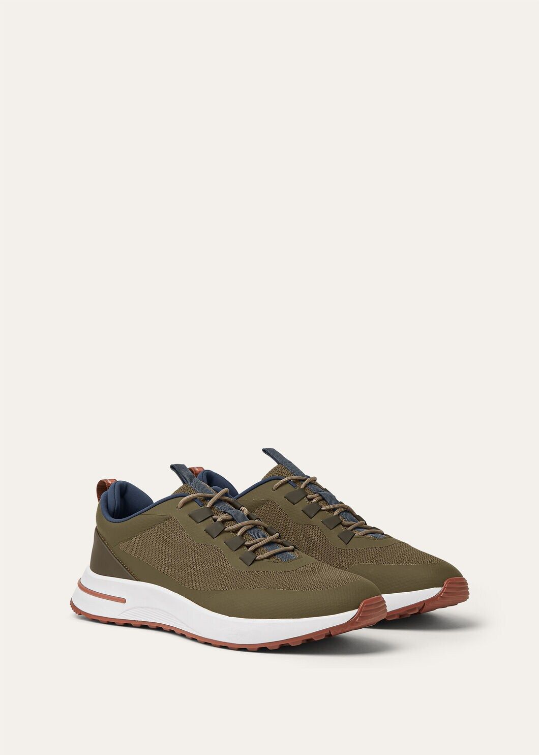 LoroPiana Week End Walk Sneaker Baobab